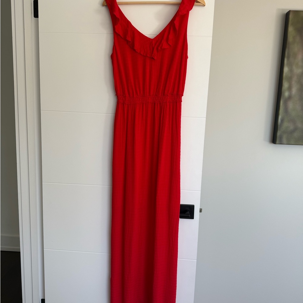 Chic Red Maxi Dress